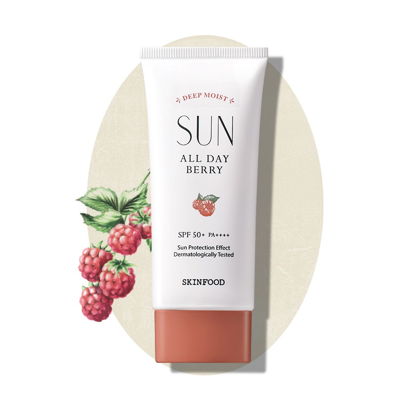 Skinfood All Day Berry Deep Moist Sun 50g SPF50+ PA++++