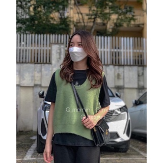 Áo gile len trơn 005