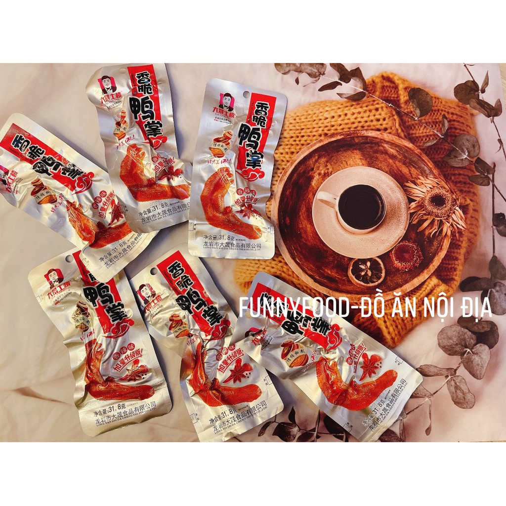 [ RẺ VÔ ĐỊCH ] CHÂN  VỊT CAY DACHENG // 30cái