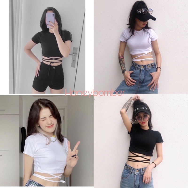 [Mã FAMAYWA giảm 10K đơn 50K] 🔥FREESHIP🔥Áo croptop Thắt eo cá tính | BigBuy360 - bigbuy360.vn