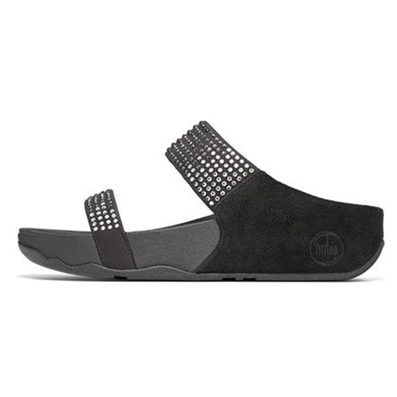 Fitflop Dép Sandal Đế Mềm Chống Trượt Đính Đá Thời Trang Đi Biển Cho Nữ