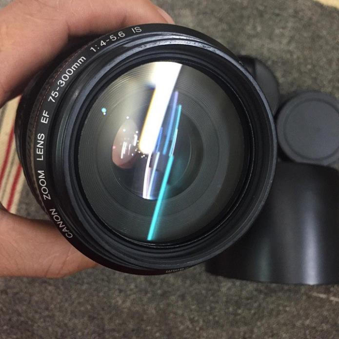 Ống kính máy ảnh Canon EF 75-300mm f4-5.6 IS USM AF cho máy Crop và FF của Canon