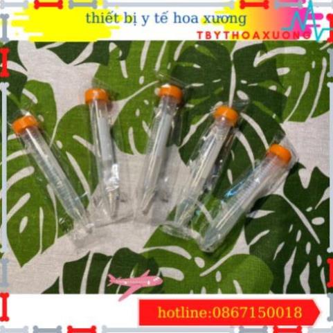 Com Bo 10 Ống Falcon 15ml - Ống Ly Tâm 15ml Nắp Vặn, Đáy Nhọn Tiệt Trù