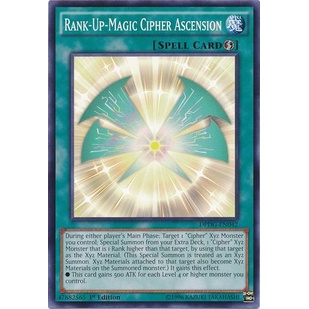 Thẻ bài Yugioh - TCG - Rank-Up-Magic Cipher Ascension / DPDG-EN042'