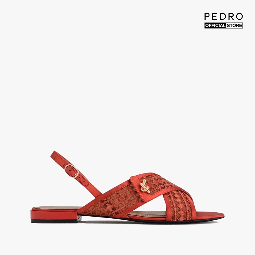 PEDRO - Giày sandal nữ quai chéo Mesh Slingback PW1-65490137-17