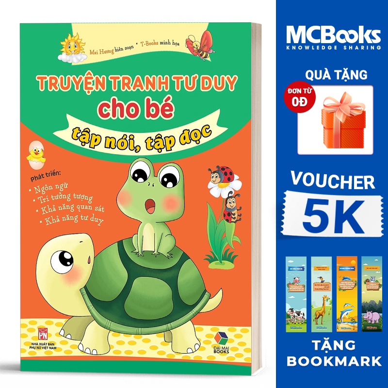 Sách - Truyện Tranh Tư Duy Cho Bé Tập Nói Tập Đọc