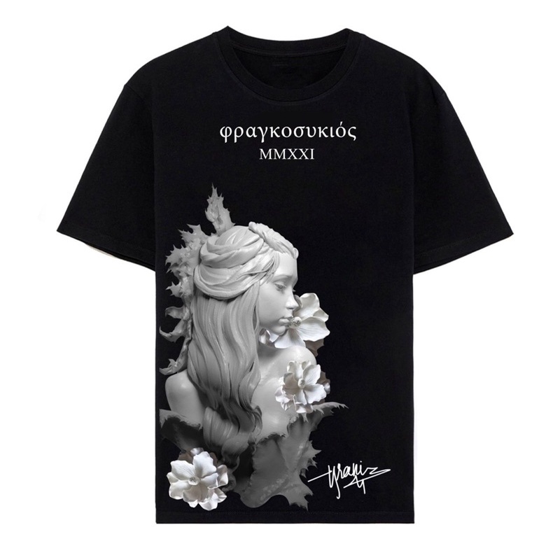 Áo thun nam nữ Mikenko tay lỡ, Áo phông Unisex màu đen - Áo thun, phông Mikenko hoạ tiết 5D chất vải mềm mịn thoáng mát