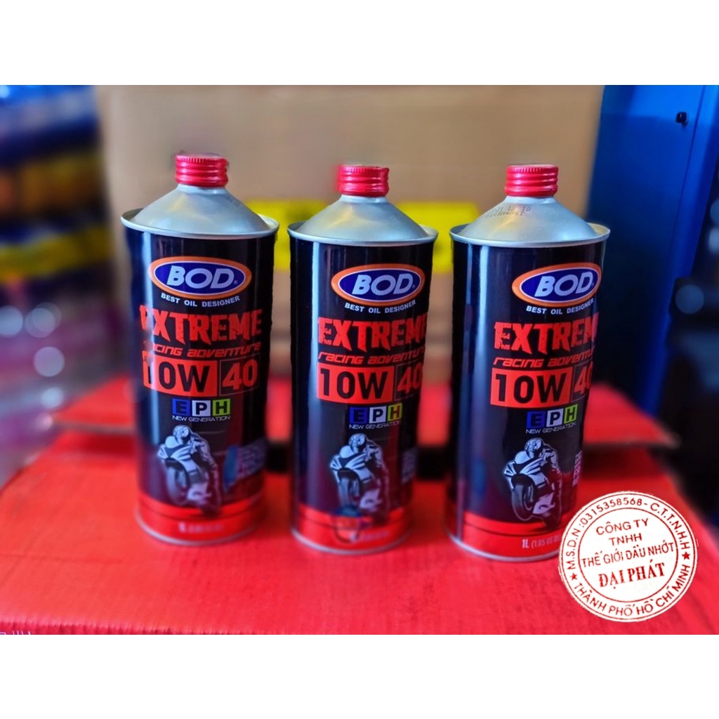 Dầu nhớt nhập khẩu BOD 10w40 Extreme Racing advanture Fully Synthetic