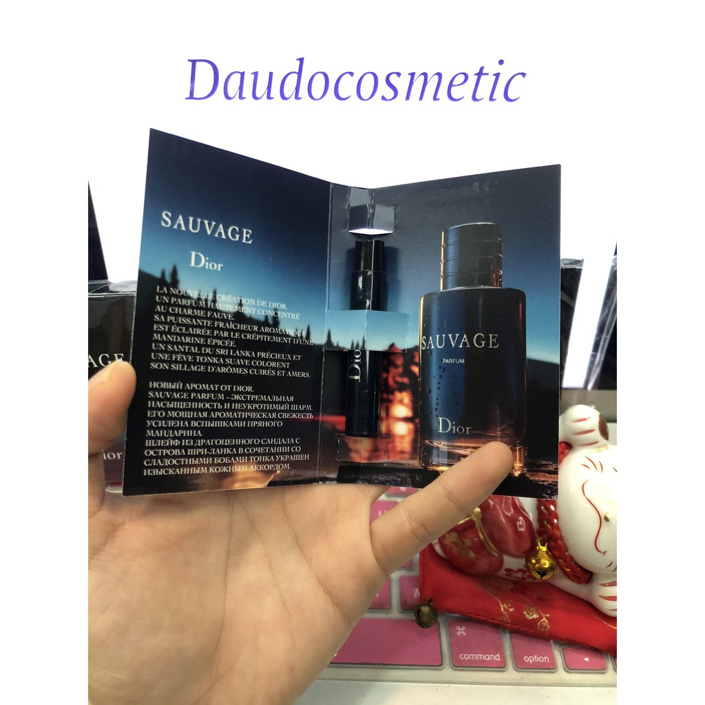 [ vial ] Nước hoa nam Dior Sauvage EDT EDP Parfum 1ml | BigBuy360 - bigbuy360.vn