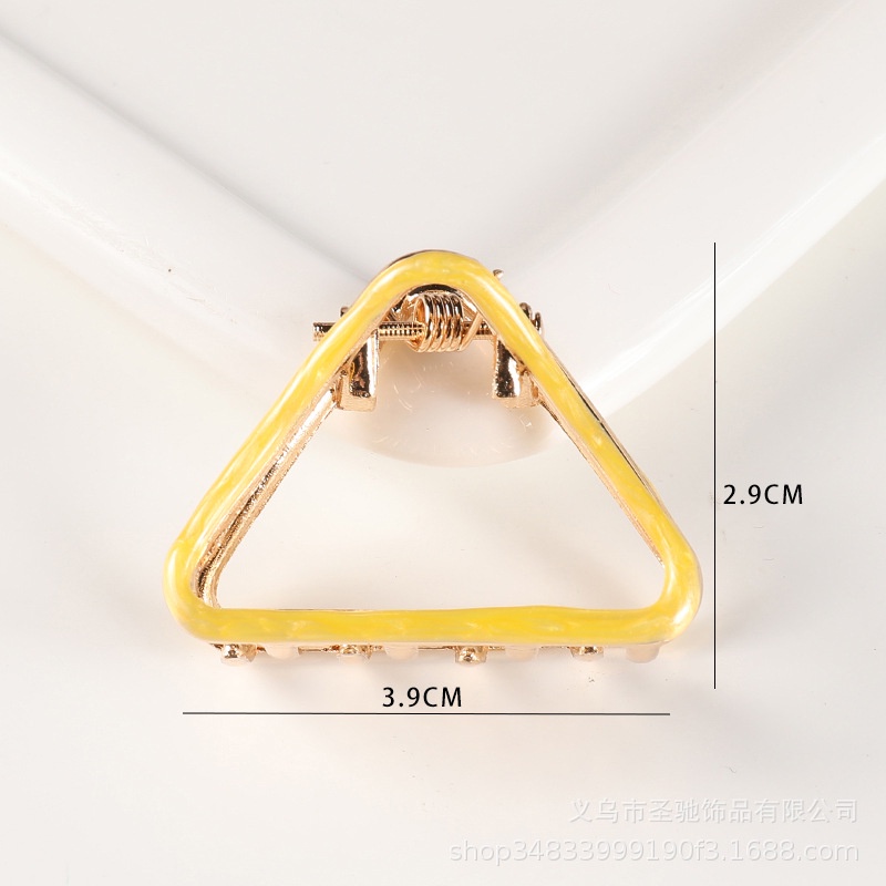 Kẹp tóc FREESHIP Giảm 1k Khi Nhập [GENZ123] Kẹp Tóc Kim Loại Tam Giác Sang Trọng K005