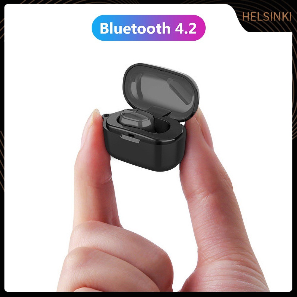 Tai Nghe Nhét Tai Hel + M8 Kết Nối Bluetooth 4.2 Cho Iphone Android