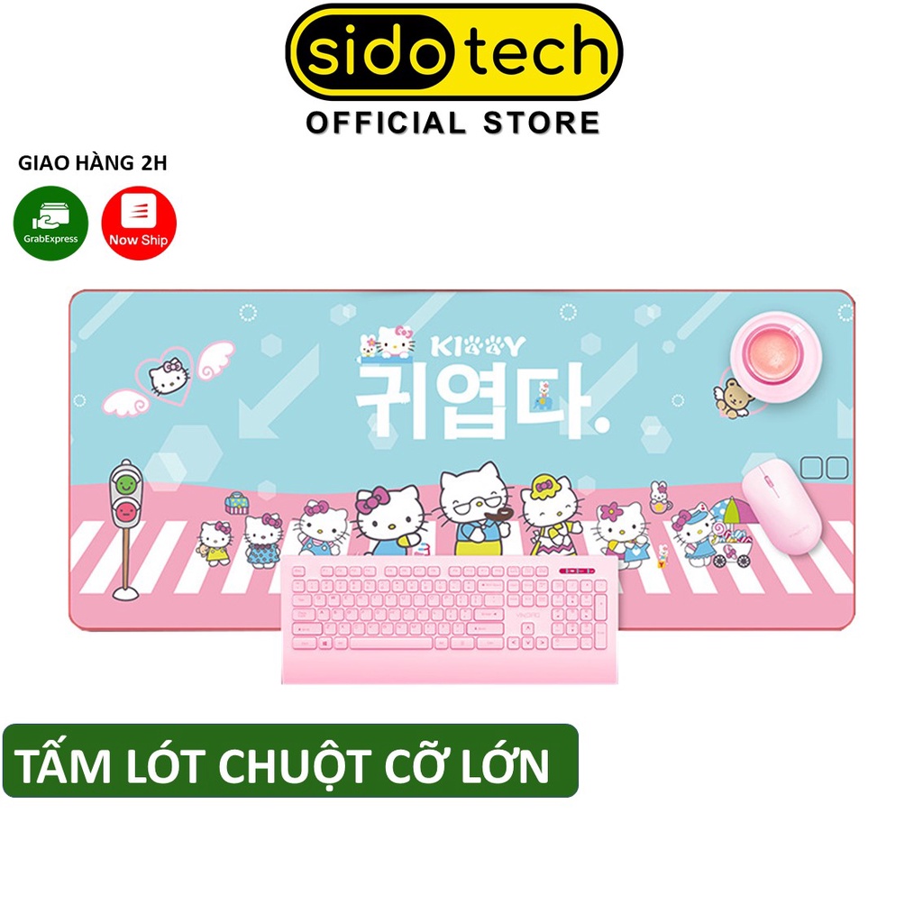 Miếng Lót Chuột Cỡ Lớn 80x30 cm SIDOTECH Inphic L1C Chất Liệu Cao Su Tự Nhiên Siêu Nhạy Chống Nước - Hàng Chính Hãng | WebRaoVat - webraovat.net.vn