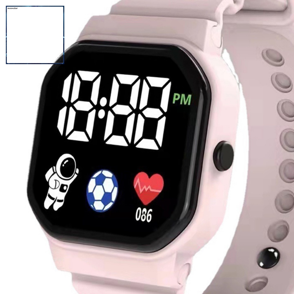 Đồng Hồ Đeo Tay Điện Tử Màn Hình LED Phong Cách Thể Thao Dành Cho Học Sinh