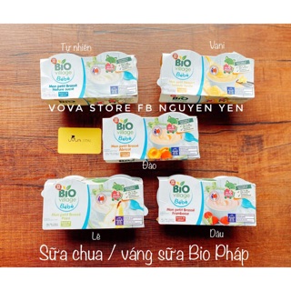 Váng sữa/ sữa chua BIO VILLAGE BÉBÉ - pháp