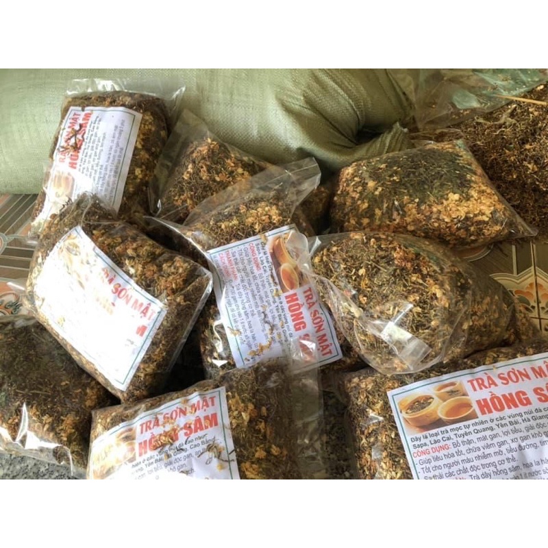 Combo 1 kg Trà sơn mật hồng sâm ngọt thơm mát