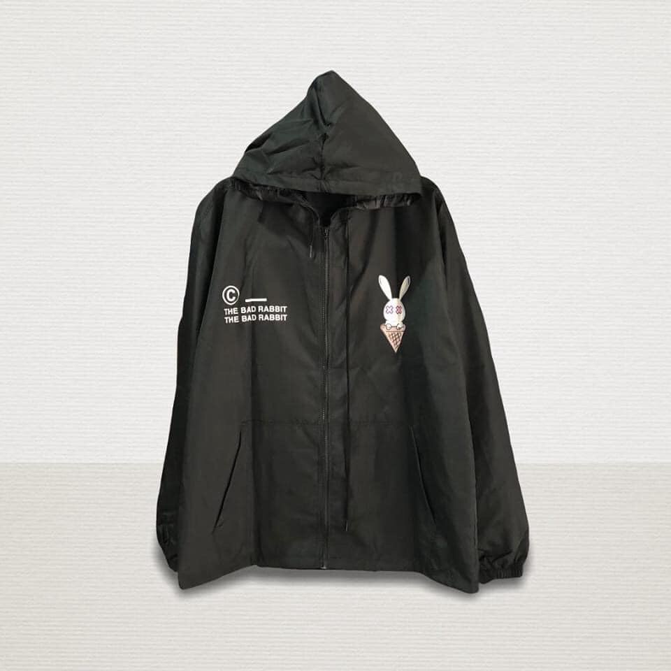 Áo khoác dù nam nữ 2 lớp lót màu đen thời trang cá tính năng động fom rộng TP [NewUnisex]