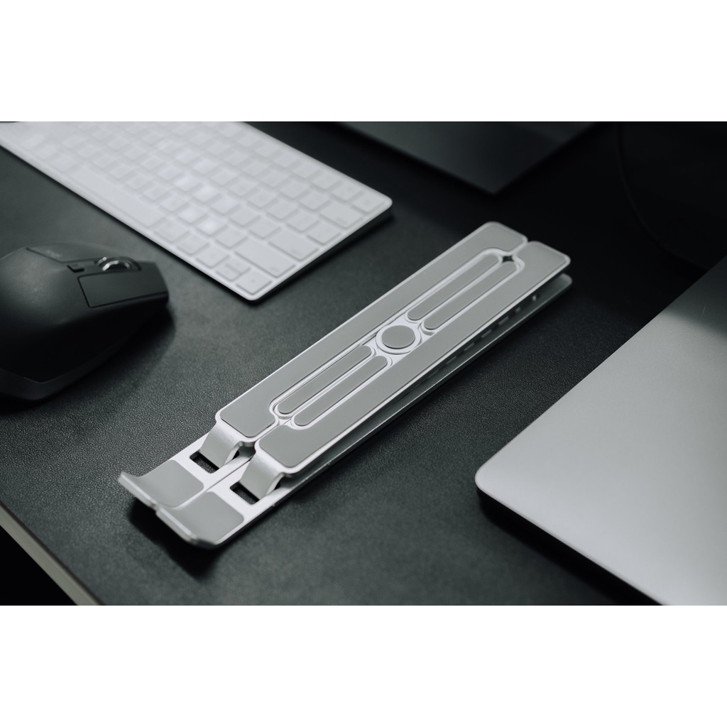 Giá Đỡ Tản Nhiệt Cho Laptop KUNBE Bằng Hợp Kim Nhôm Điều Chỉnh Góc Nghiêng Linh Động