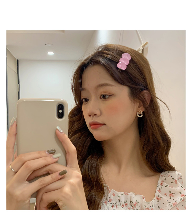 Kẹp tóc nữ hình trái tim xinh xắn đáng yêu