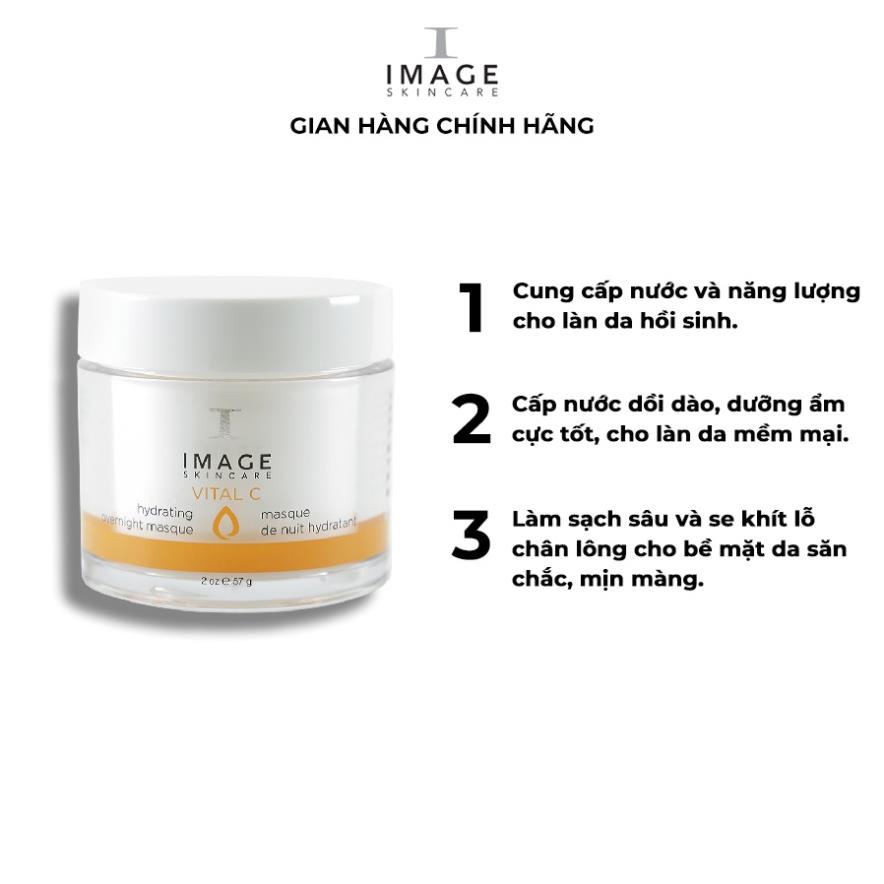 Mặt nạ ngủ đêm Image Skincare Vital C Hydrating Overnight Masque dưỡng ẩm 57g - Mỹ Phẩm Mai Hân