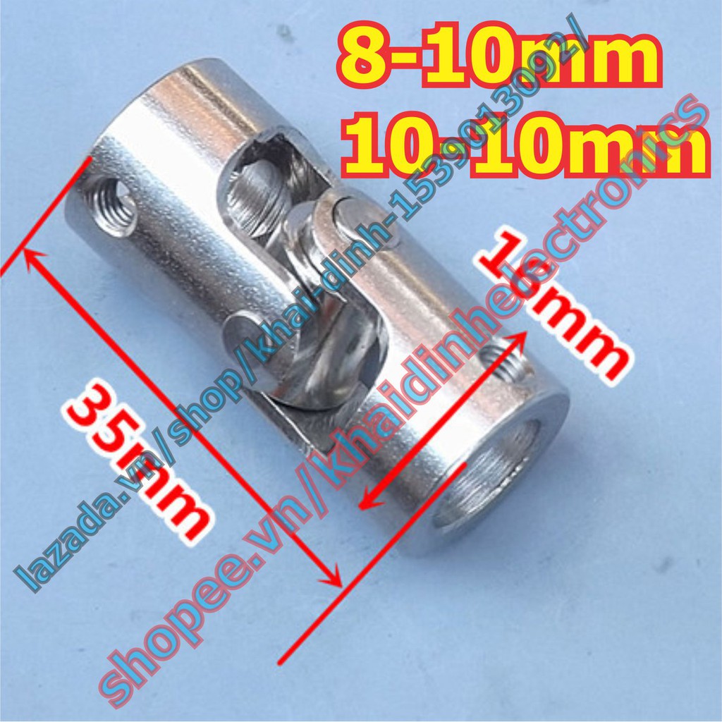 khớp cardan, khớp nối chéo, kết nối 2 trục dễ dàng 2 trục dùng cho trục 8mm/10mm kde5173