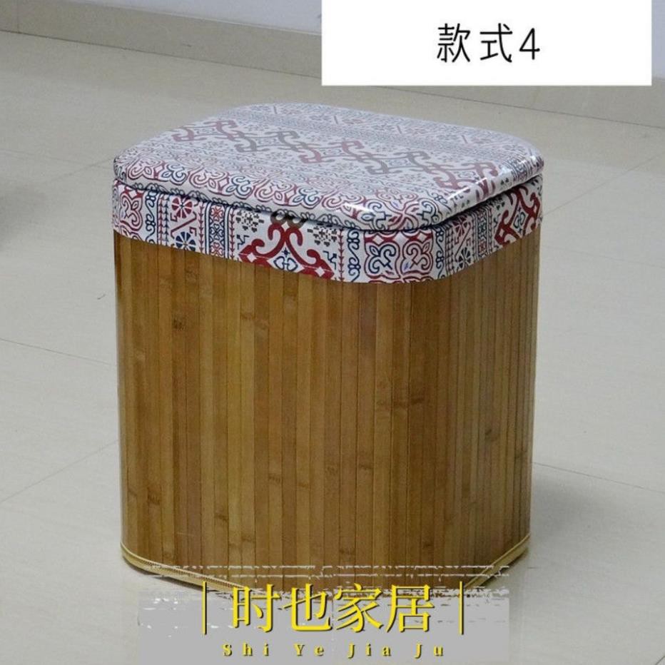 Ghế đẩu lưu trữ đa chức năng sofa gỗ chắc chắn mọi người có thể ngồi trên để đồ trong tủ gia đình hộp nhỏ thử giày < ..