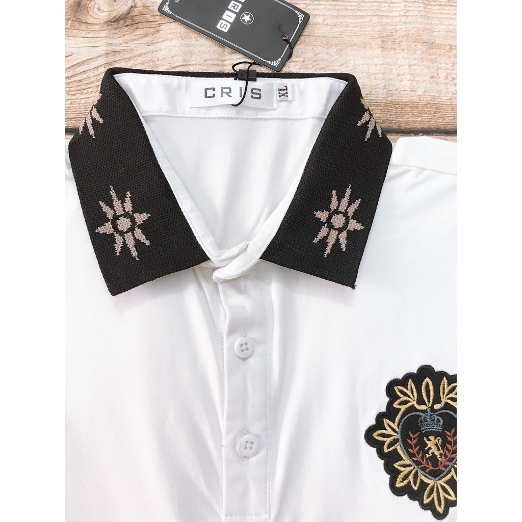 Áo Thun Polo Nam Nữ Đẹp, hai màu trắng đen - 𝑨𝒓𝒖 𝑺𝒉𝒐𝒑 - 𝑩𝒂́𝒏 𝒉𝒂̀𝒏𝒈 𝒄𝒐́ 𝒕𝒂̂𝒎