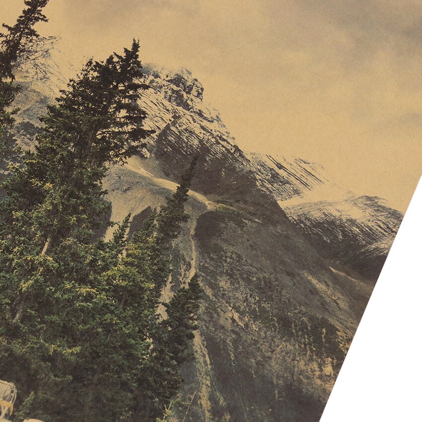 1 Tấm Áp Phích Giấy kraft Dán Tường Trang Trí Nhà Cửa