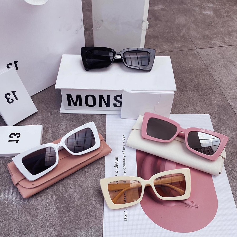 Kính mát nữ, kiếng râm nữ mắt mèo thời trang nhiều màu chống tia uv400 có hộp | BigBuy360 - bigbuy360.vn