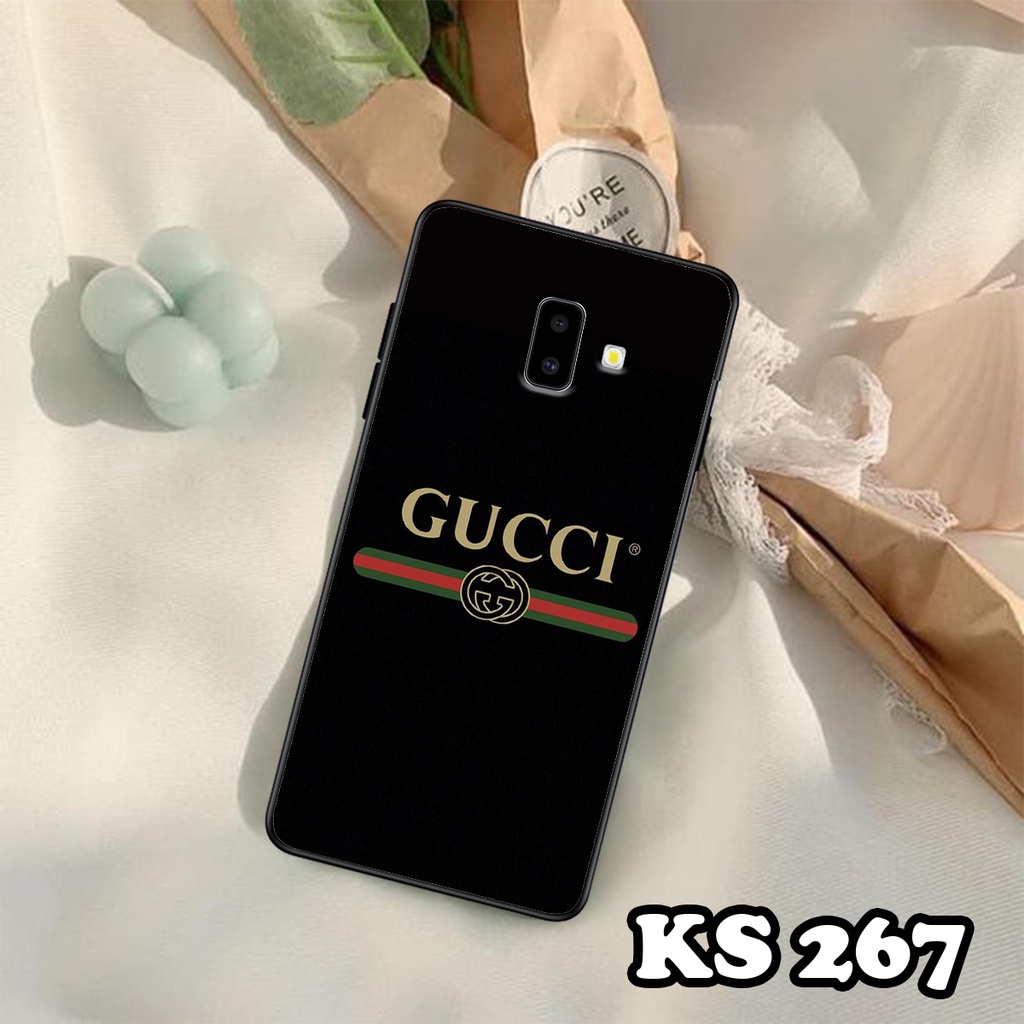 Ốp lưng Samsung J6 2018 - Samsung J6 Plus - Samsung J8 2018 - Ốp in hình ＧＵＣＣＩ - Lưng nhám viền TPU