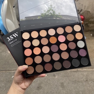 Bảng phấn mắt morphe 35w warm it up.