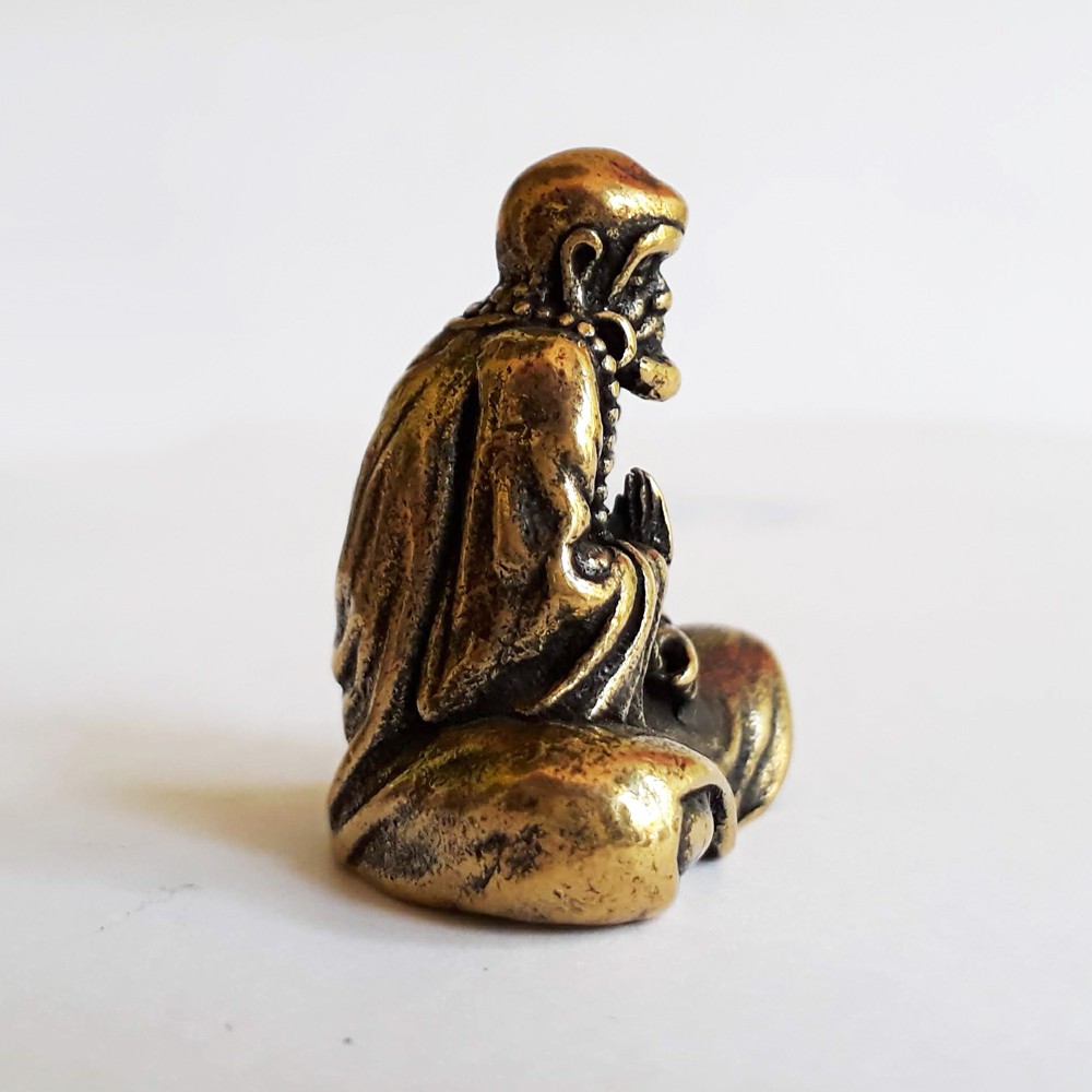 Tượng Bồ đề đạt ma mini bằng đồng giá rẻ làm phụ kiện tiểu cảnh, phụ kiện bàn trà, trang trí bonsai, làm quà tặng | BigBuy360 - bigbuy360.vn