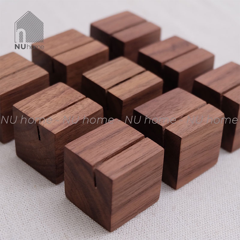 nuhome.vn | Giá đỡ kẹp ảnh, bưu thiếp để bàn - Mino, được thiết kế đơn giản bằng chất liệu gỗ cao cấp