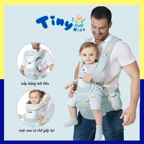 Địu em bé giúp trợ lực chống gù Aixintu Forbaby cho bé – Tiny Kids