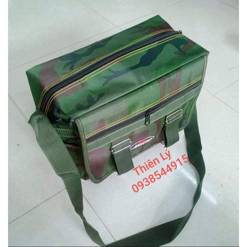 Túi Đựng Đồ Nghề Đeo Chéo Có 2 Móc Màu Rằn Ri