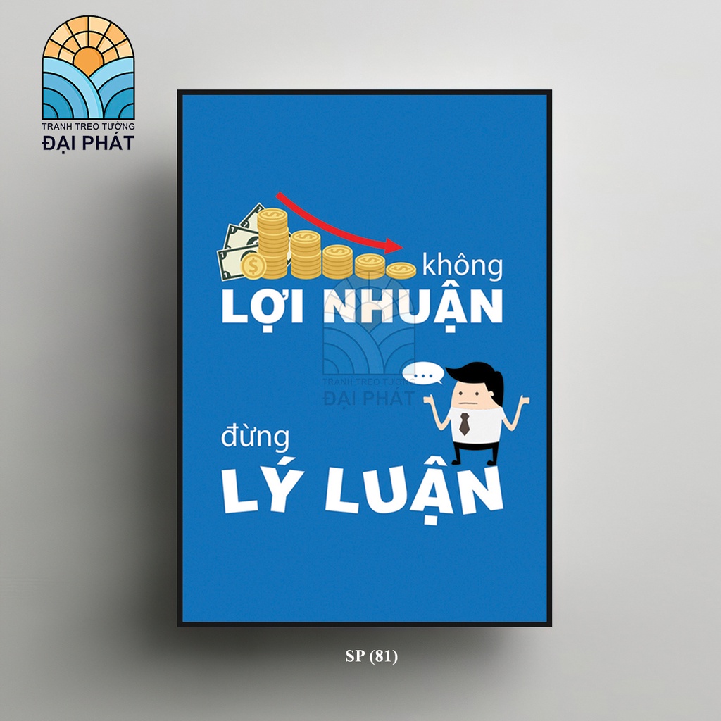 Tranh Tráng Gương Tạo Động Lực Kích Thước Chuẩn treo Văn Phòng 35x50cm, Tranh Slogan Trang Trí Văn Phòng đã có Khung