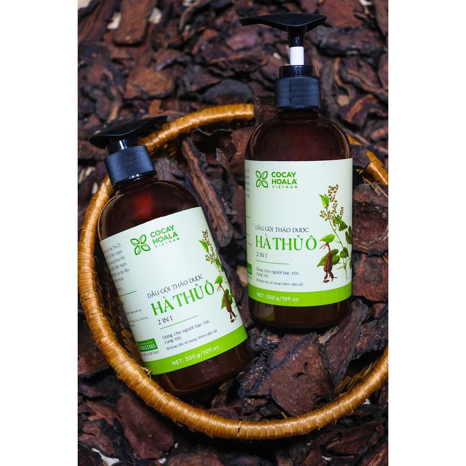 Dầu gội đầu 🍀FREESHIP🍀 Dầu Gội Hà Thủ Ô Kích Thích Sắc Tố Mầm Tóc Cocayhoala 300g [dau goi] | BigBuy360 - bigbuy360.vn