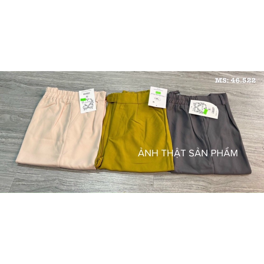 Quần tây nữ công sở dáng rộng thoải mái dễ chịu nhiều màu mã 46522