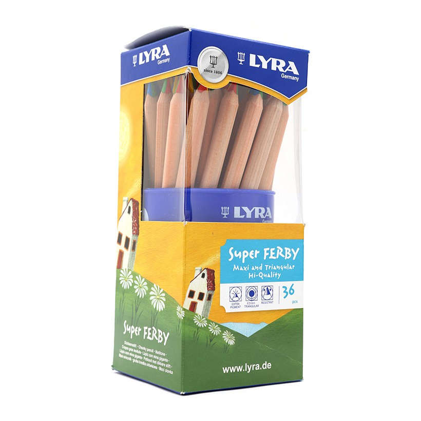 Bút chì 4 màu thân to nhập khẩu Đức LYRA Super Ferby 3713361