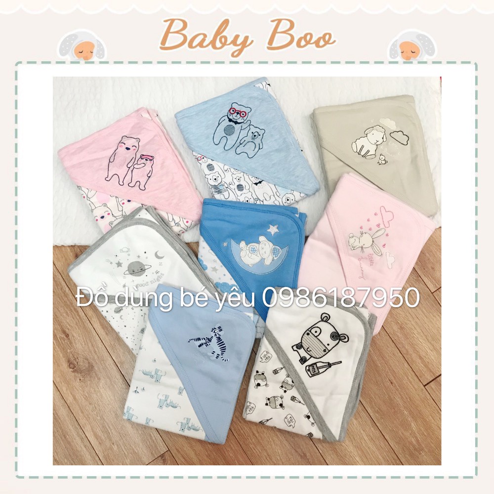 Ủ choàng cotton Little Duck [ babyboo]