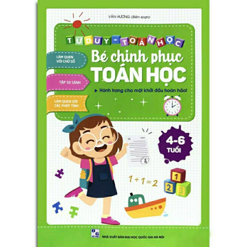 Sách - Bé Chinh Phục Toán Học - Tư Duy Toán Học ( 4-6 Tuổi )