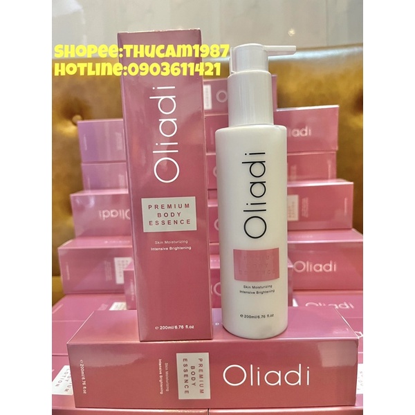 Combo NGÀY &amp; ĐÊM KEM BODY OLIADI PHÂN TỬ NANO DƯỠNG TRẮNG DA ,PHỤC HỒI &amp;DƯỠNG ẨM [hàng chính hãng] 200ml.