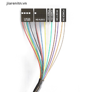 jiarenitn PC Power Button Switch Portable Desktop Computer Switch with Cord PC Reset vn
