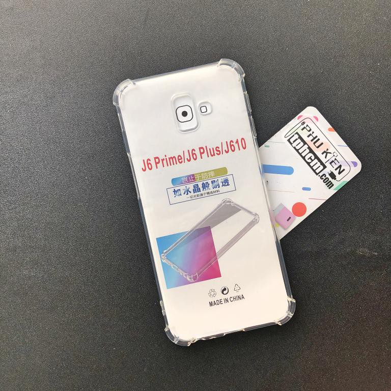 Ốp lưng Samsung J6 Plus dẻo Trong suốt Chống sốc