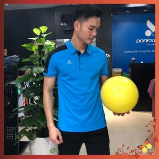 Áo thể thao nam cầu lông, bóng chuyền, [Chính hãng] Donex, chất liệu thun mè, thoáng mát, thấm hút mồ hôi MC-9038