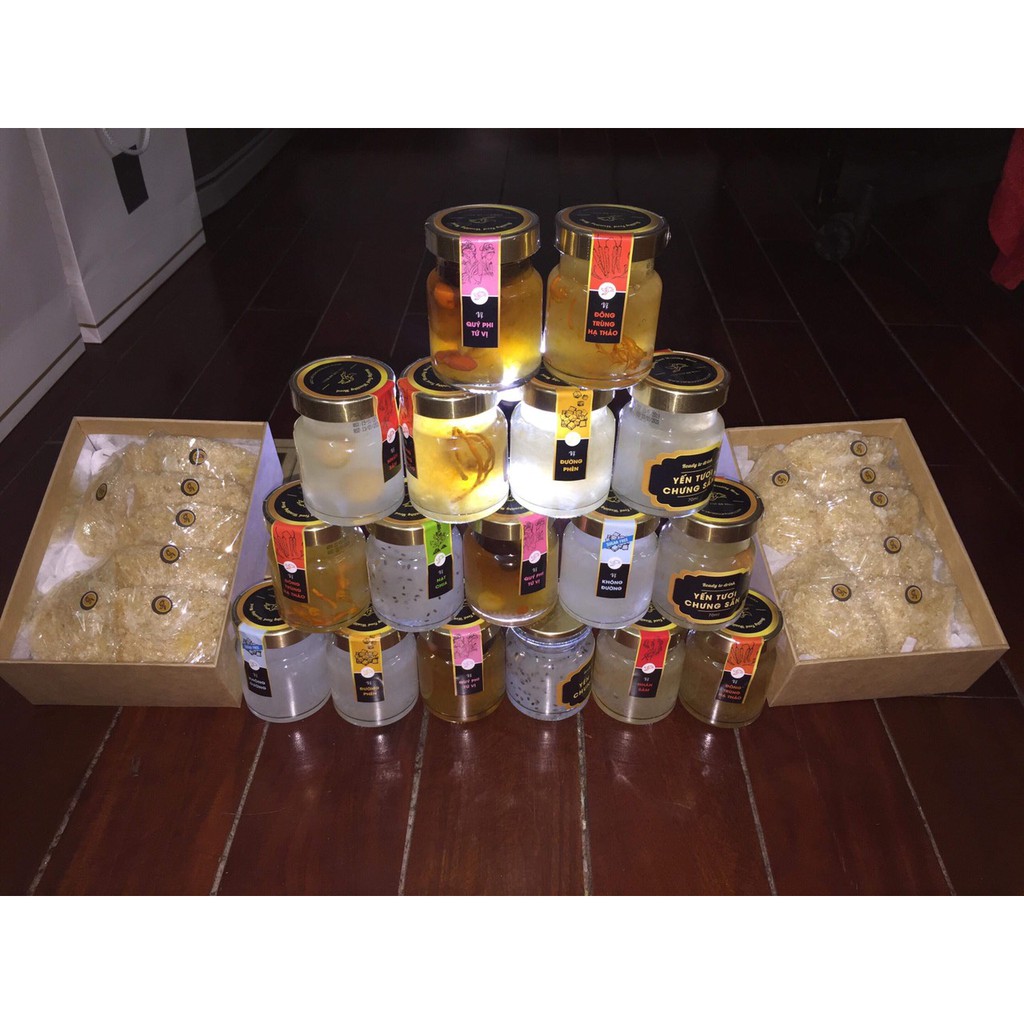 Yến sào Nha Trang Khánh Hoà nguyên chất, Yến tinh chế vụn Fami dành cho gia đình bồi bổ 7 tổ/50g Yến Sào An Toàn