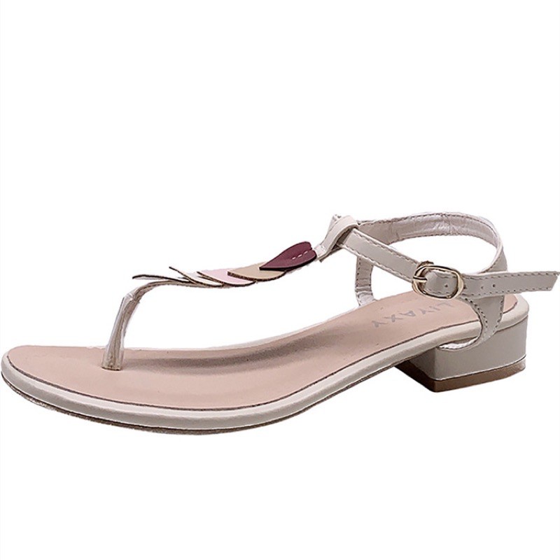 HÀNG CÓ SẴN sandal dép dây trái tim xỏ ngón quai hậu