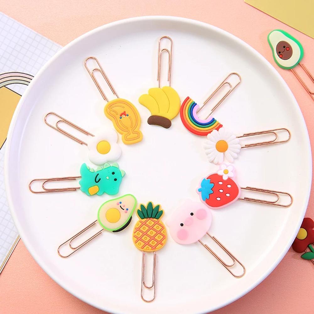 JARRED Set 10 Kẹp Giấy Hình Thú Dễ Thương