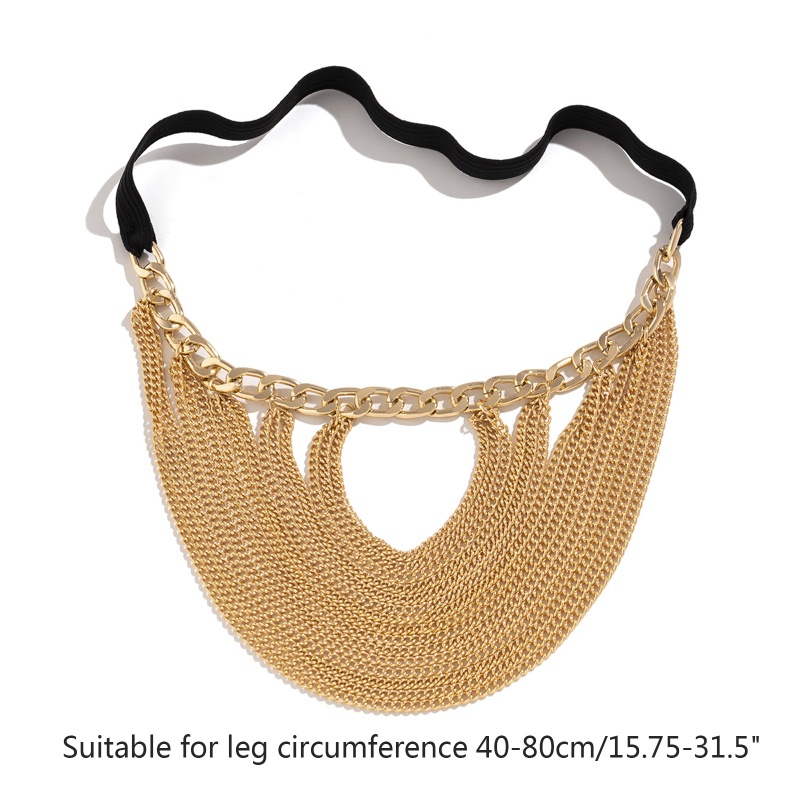 Dây Xích Tua Rua Đeo Chân Phong Cách Gothic Thời Trang Cho Nữ