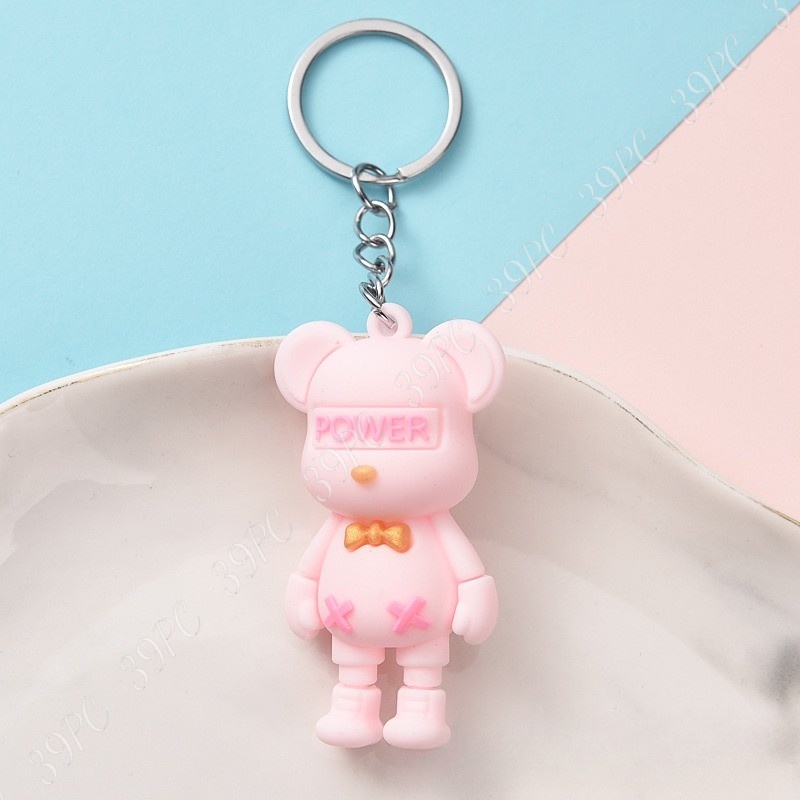 [39PC] Móc Khóa Gấu BearBrick Dễ Thương Hottrend 2022