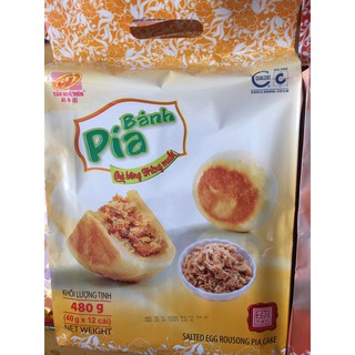 Bánh pía chà bông trứng muối 480gr